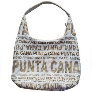 Robin Ruth White and Gold Punta Cana Tote